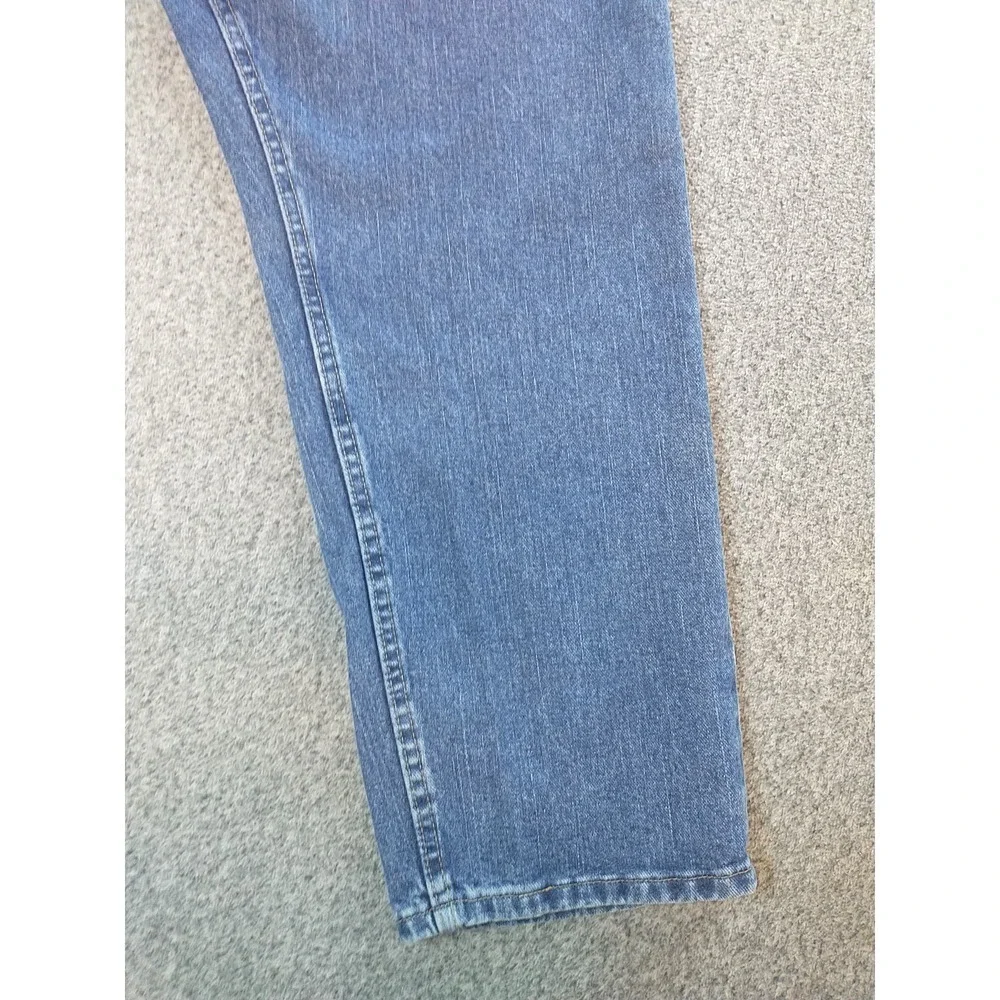 Wrangler Hero Authentic Mens Blue Straight Leg Jeans 38x31 Medium Wash 97T01VR